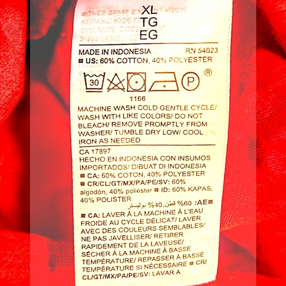 ✨NWT!! Old Navy Bright Red Women's Seersucker Babydoll Puff Sleeve Top - Picture 9 of 10